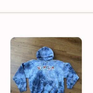 Popular Poison Tokyo Japan Legend Tie Dye Hoodie Size XL Roses